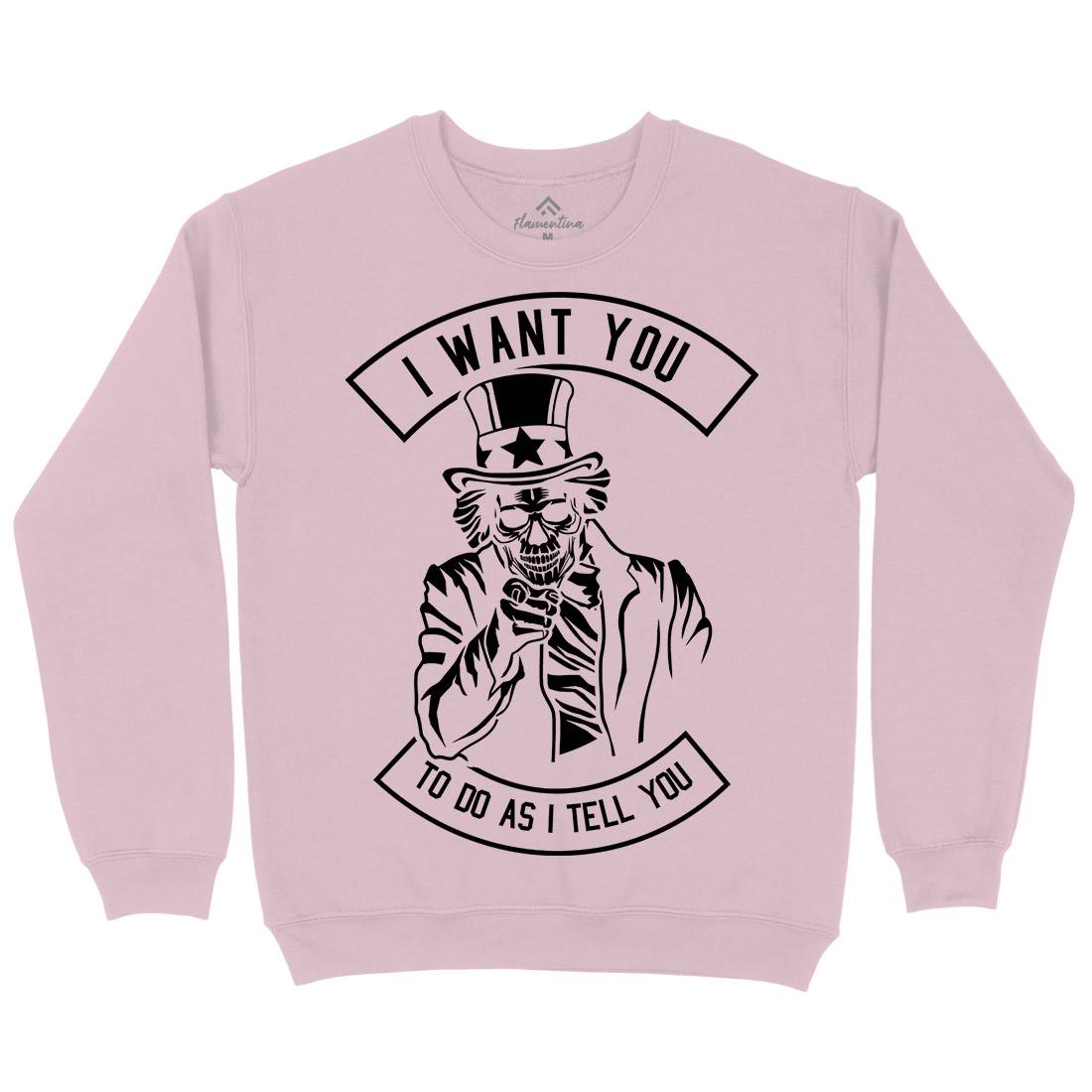 I Want You Kids Crew Neck Sweatshirt Illuminati B561