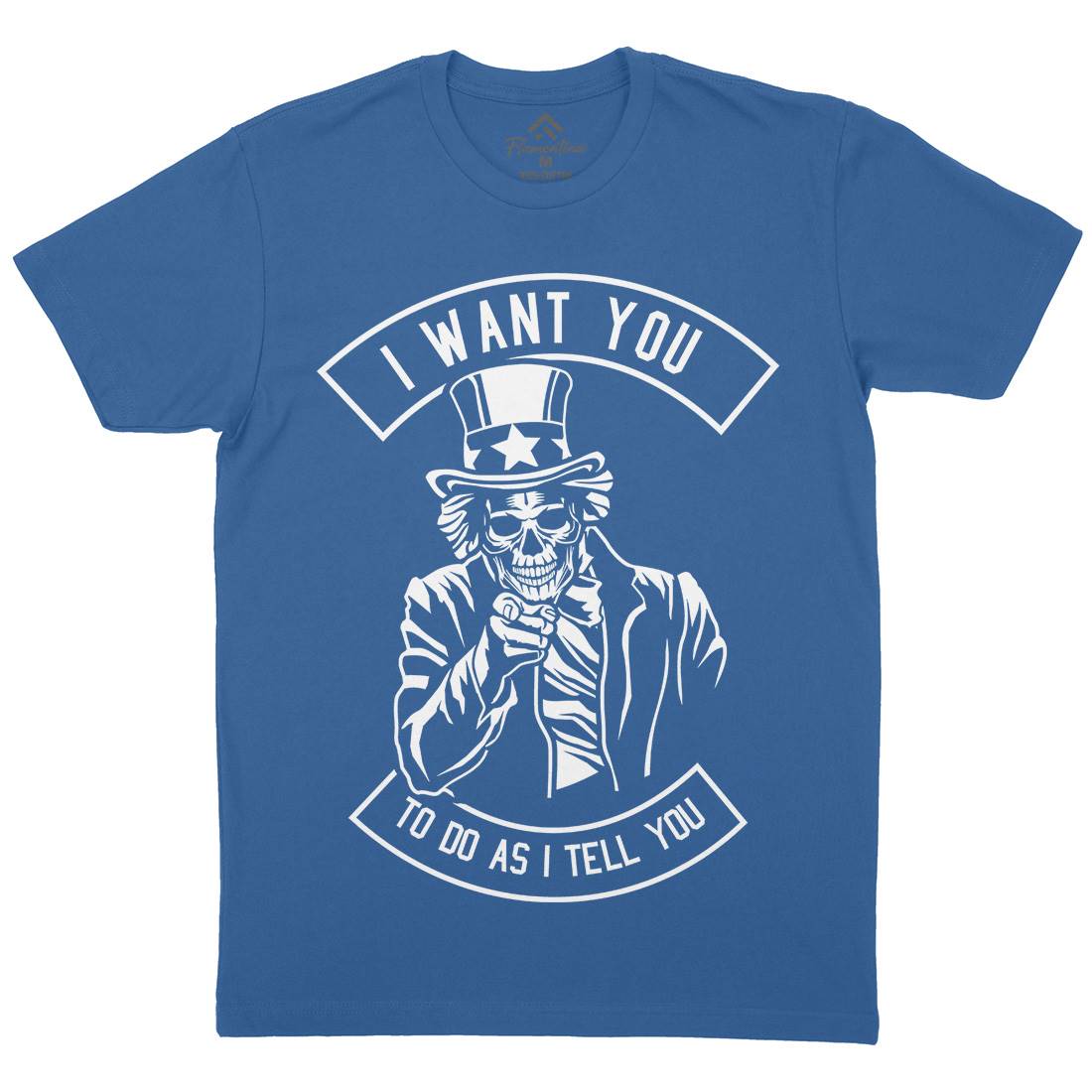 I Want You Mens Crew Neck T-Shirt Illuminati B561