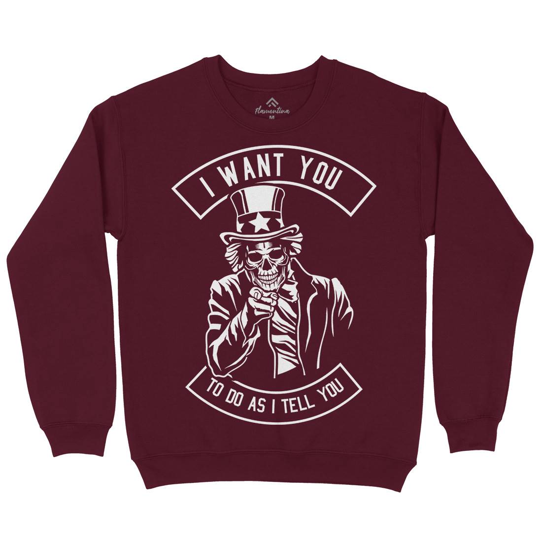 I Want You Mens Crew Neck Sweatshirt Illuminati B561