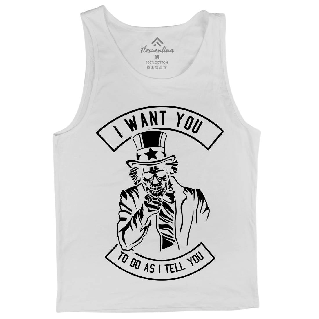 I Want You Mens Tank Top Vest Illuminati B561
