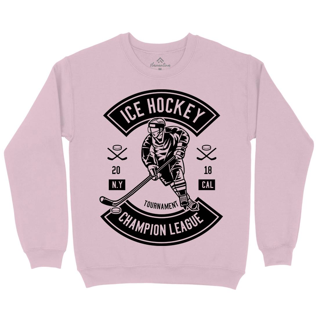 Ice Hockey Champion League Kids Crew Neck Sweatshirt Sport B564