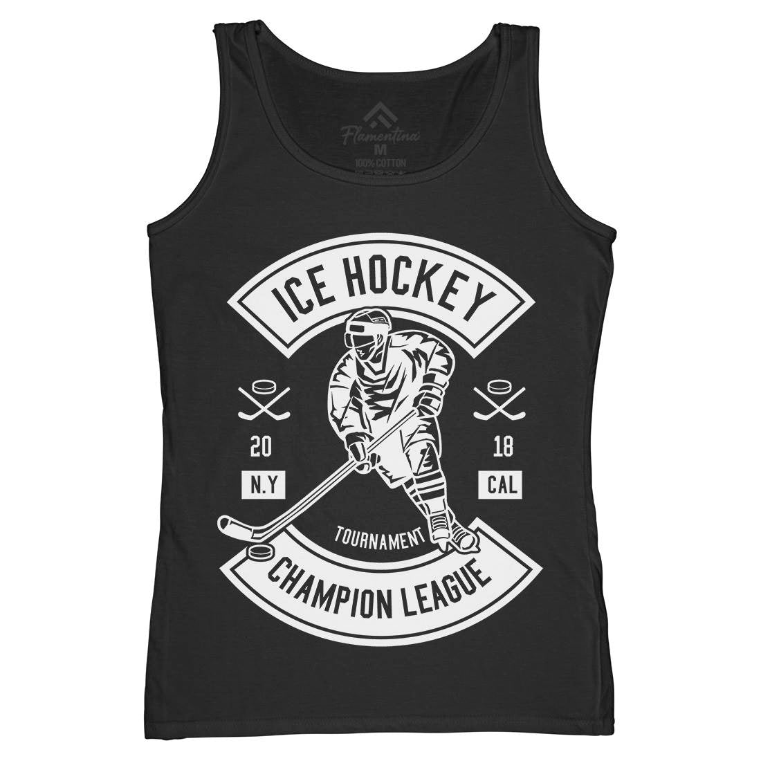 Ice Hockey Champion League Womens Organic Tank Top Vest Sport B564
