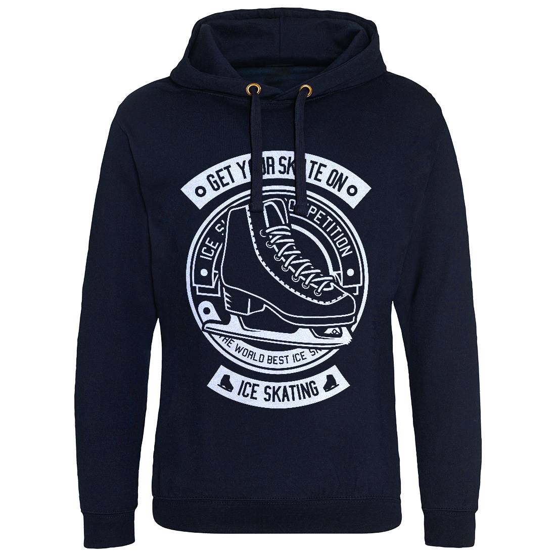 Ice Skating Mens Hoodie Without Pocket Sport B565