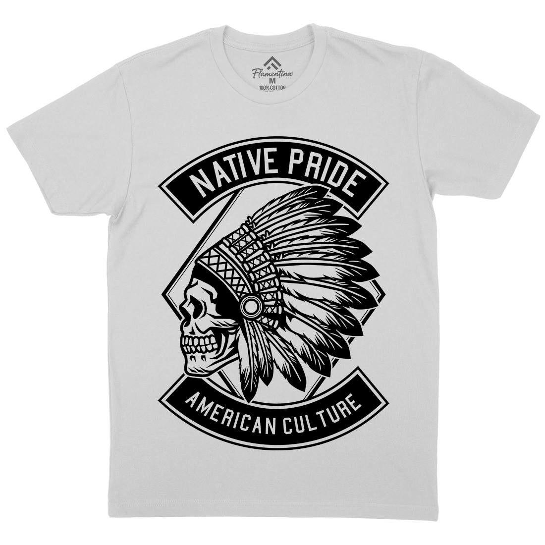 Indian Native Pride Mens Crew Neck T-Shirt American B566
