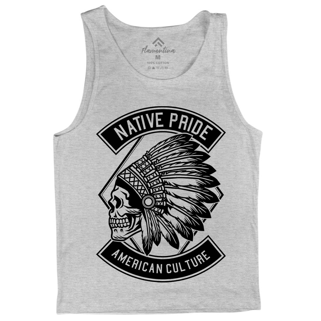 Indian Native Pride Mens Tank Top Vest American B566