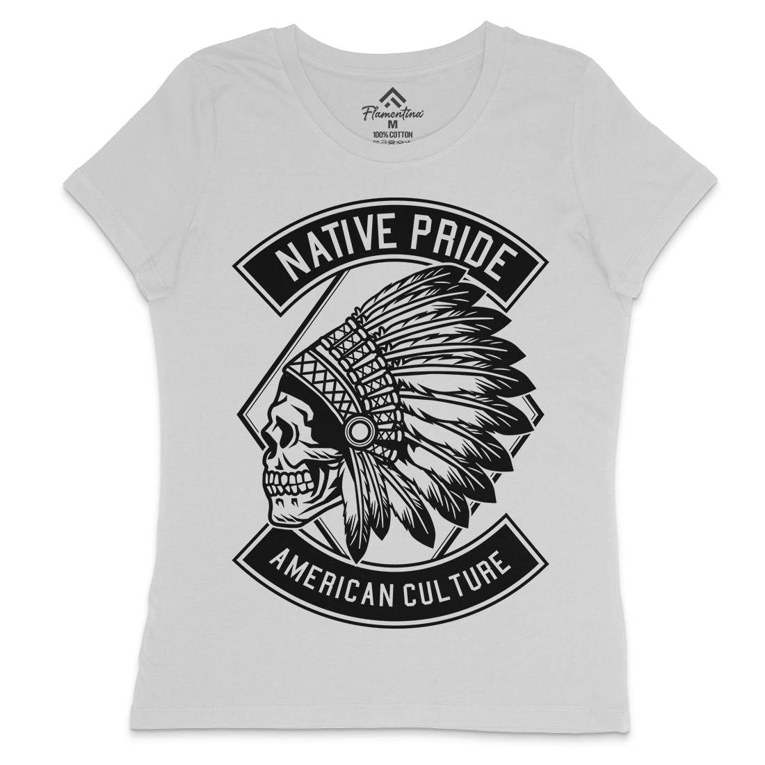 Indian Native Pride Womens Crew Neck T-Shirt American B566