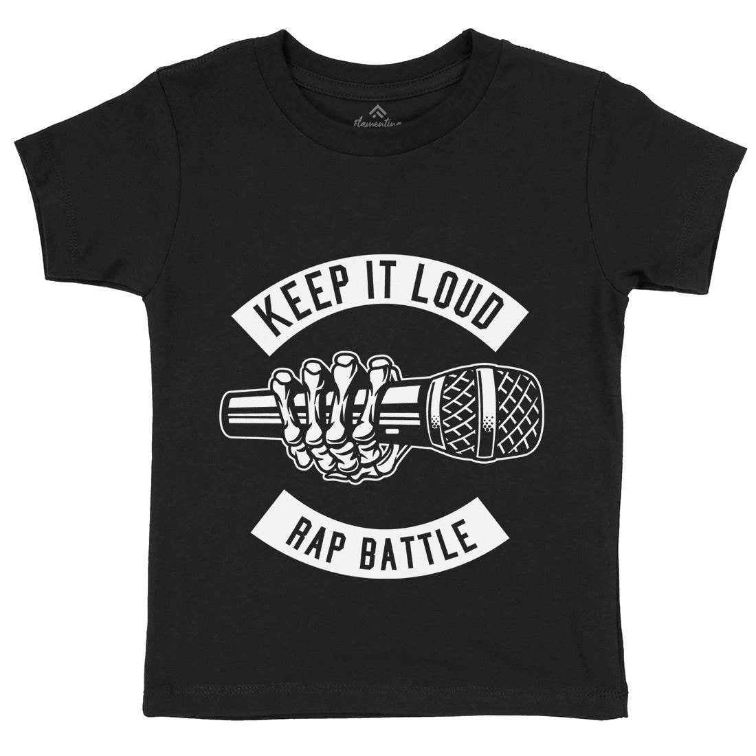 Keep It Loud Kids Crew Neck T-Shirt Music B568