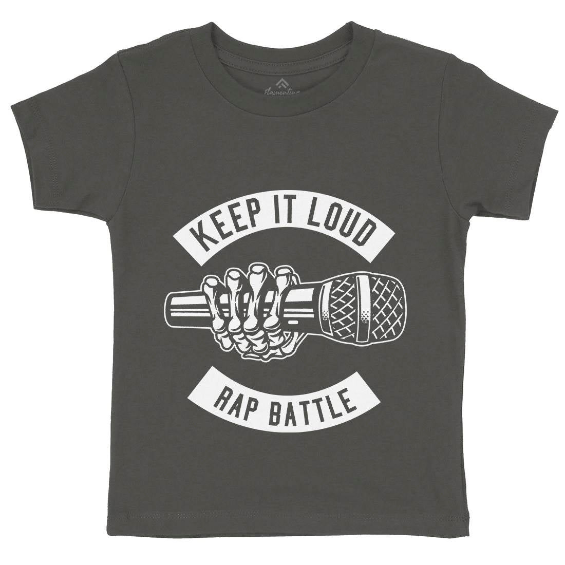 Keep It Loud Kids Organic Crew Neck T-Shirt Music B568