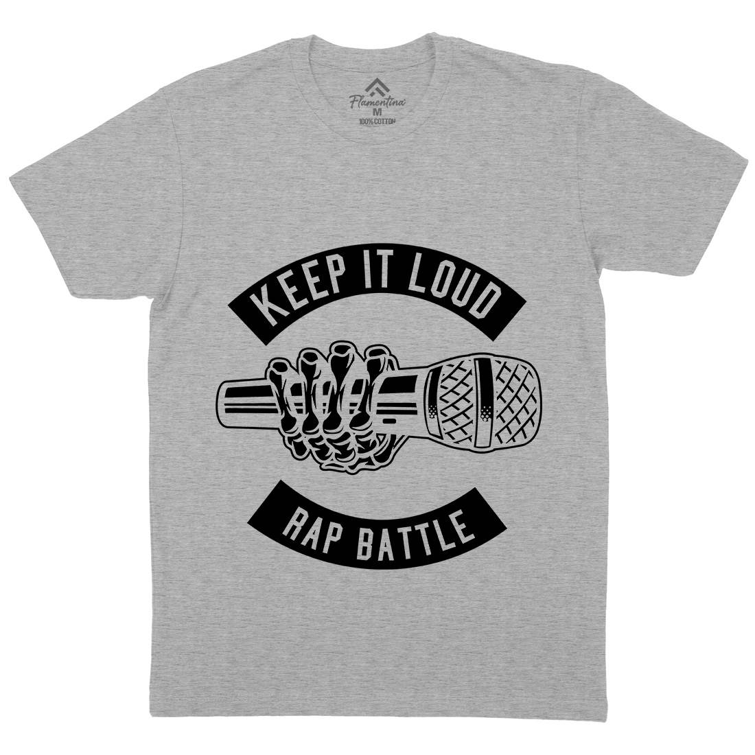 Keep It Loud Mens Crew Neck T-Shirt Music B568