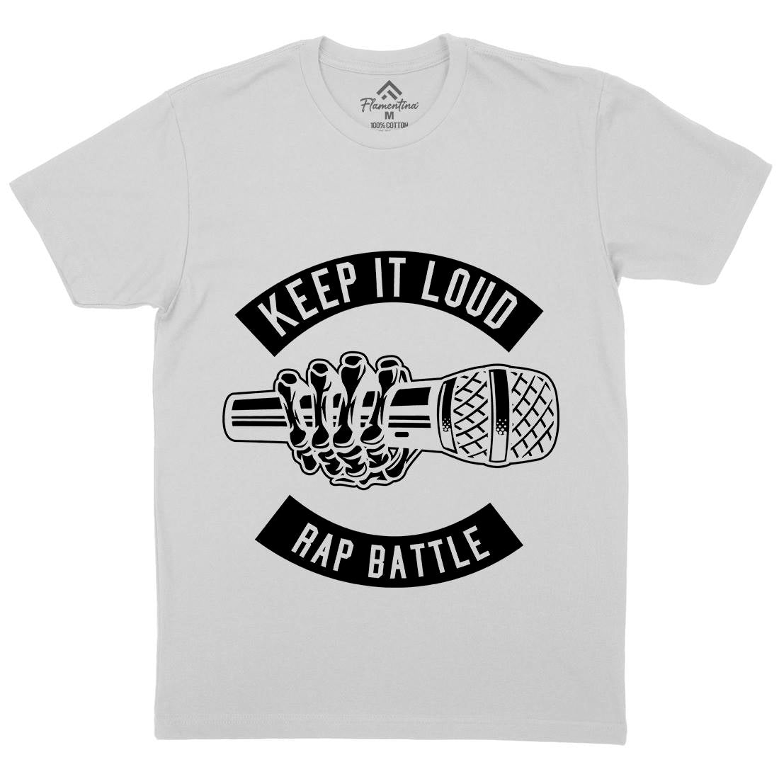 Keep It Loud Mens Crew Neck T-Shirt Music B568