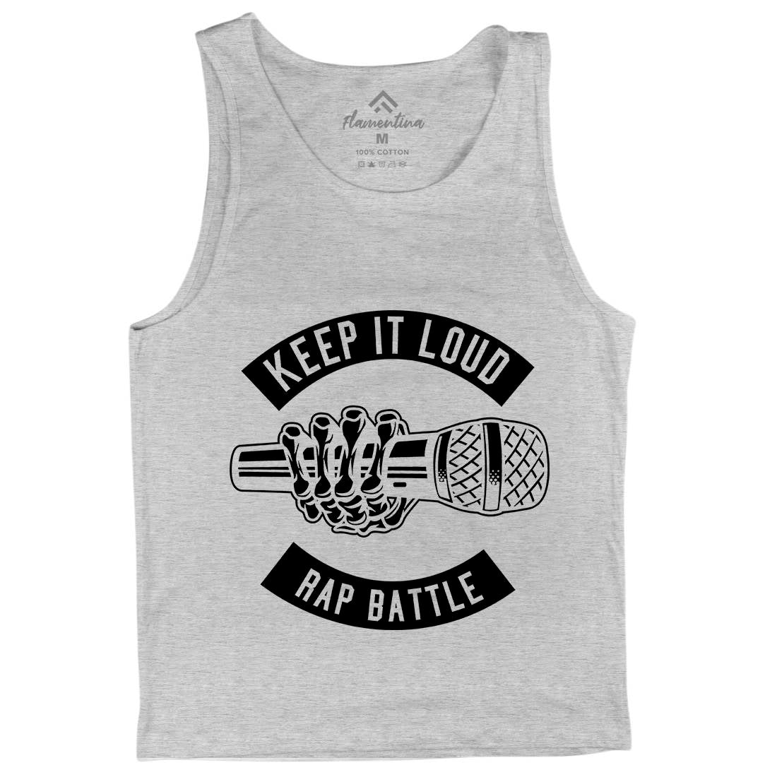 Keep It Loud Mens Tank Top Vest Music B568