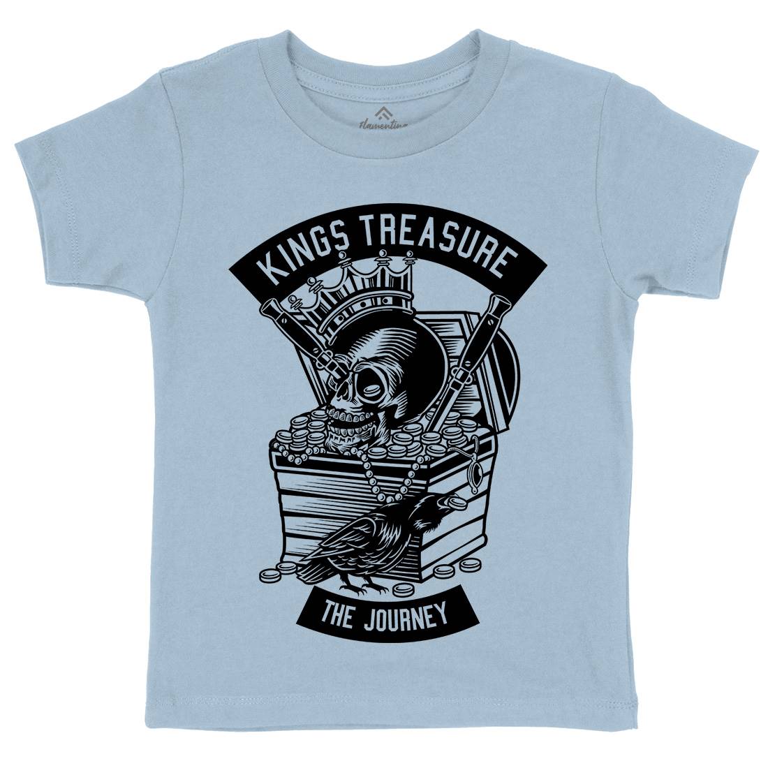 Kings Treasure Kids Crew Neck T-Shirt Retro B570