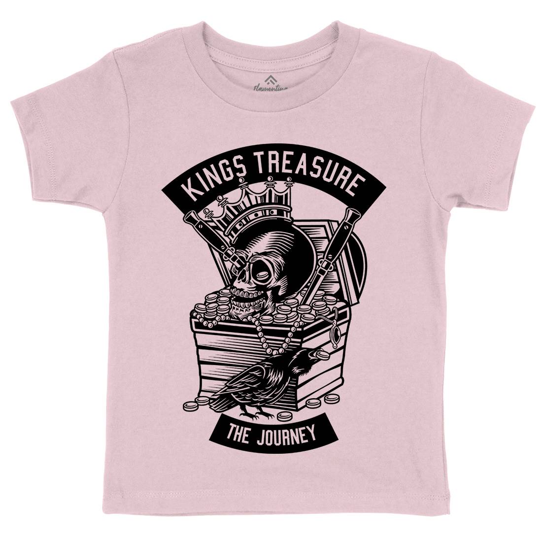 Kings Treasure Kids Crew Neck T-Shirt Retro B570