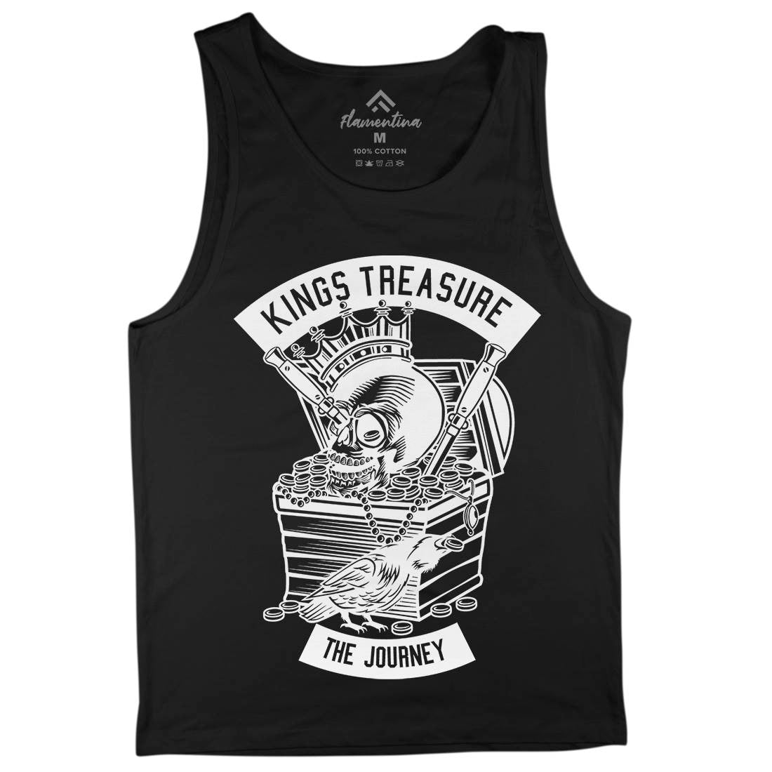 Kings Treasure Mens Tank Top Vest Retro B570