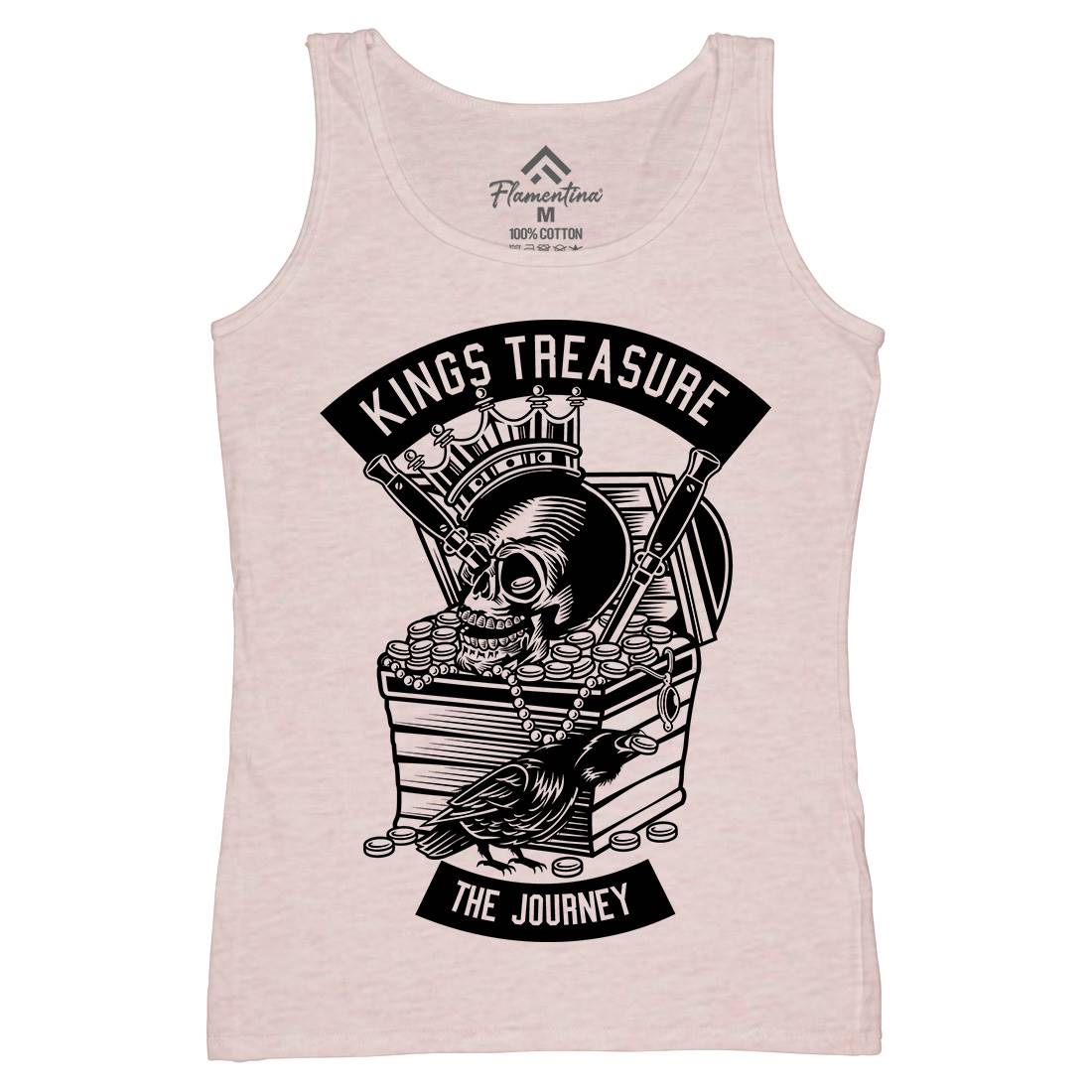 Kings Treasure Womens Organic Tank Top Vest Retro B570