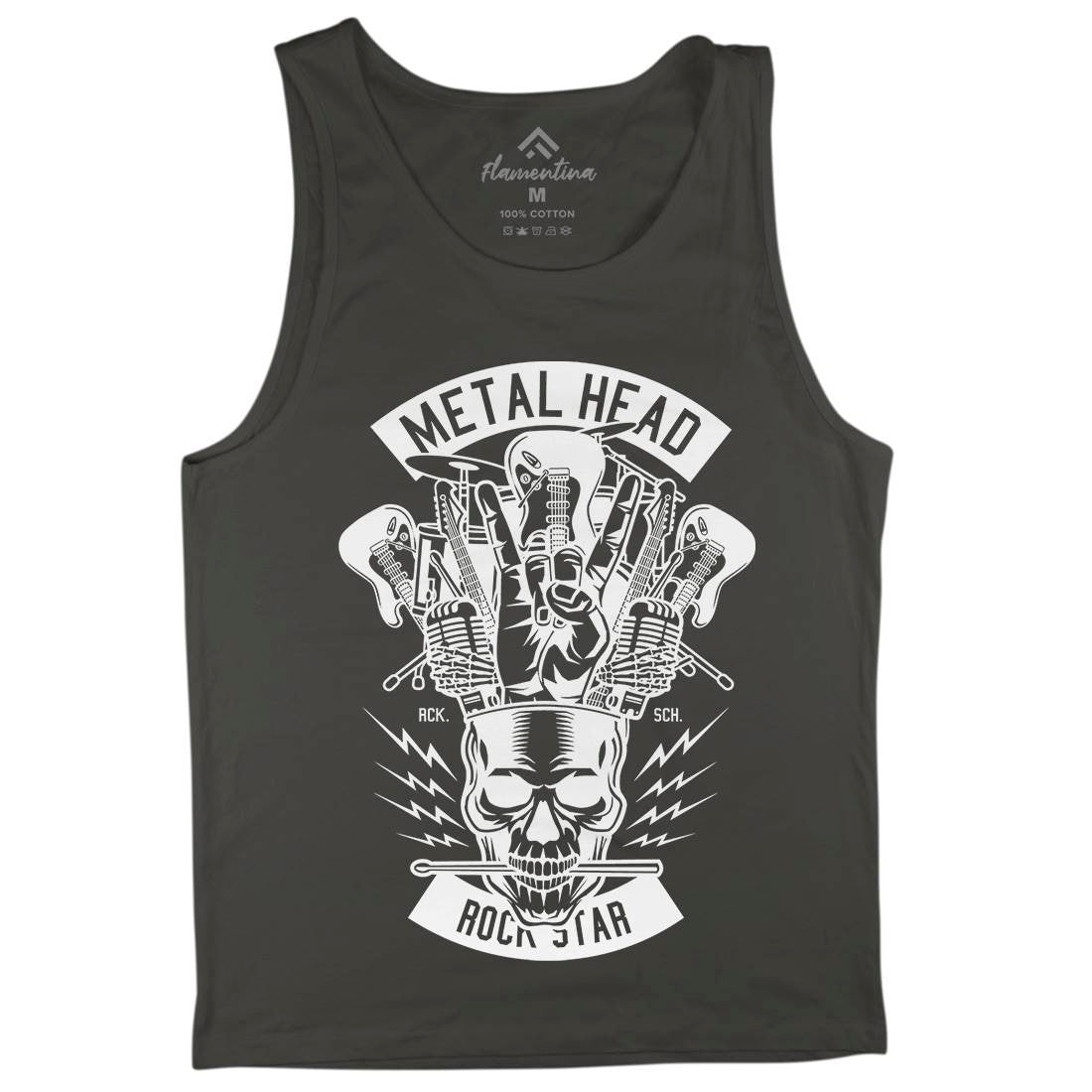 Metal Head Mens Tank Top Vest Music B573