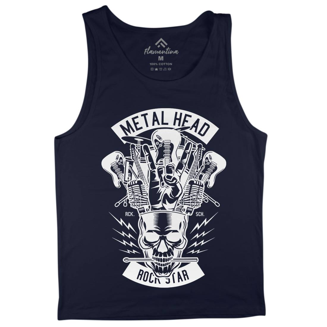 Metal Head Mens Tank Top Vest Music B573