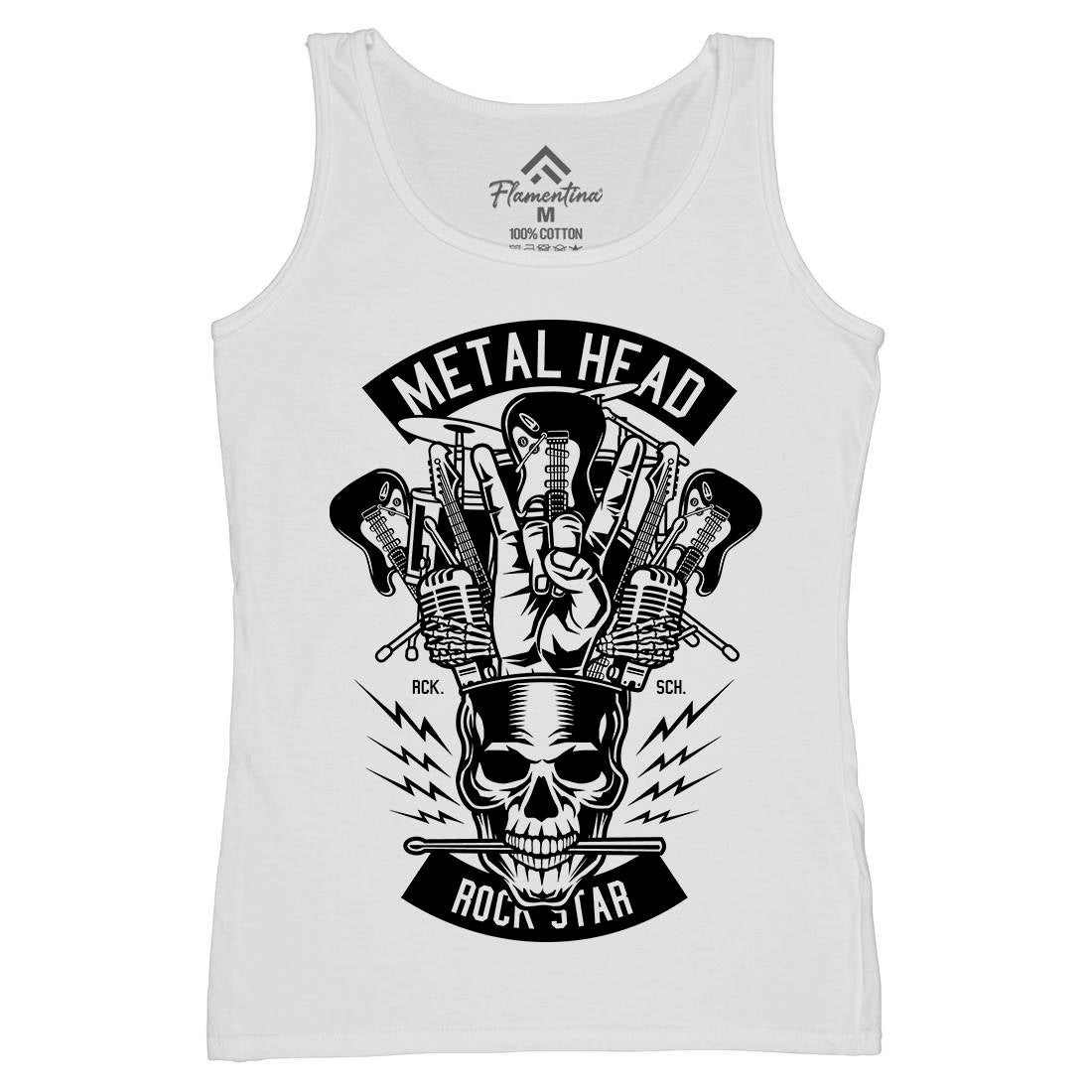 Metal Head Womens Organic Tank Top Vest Music B573