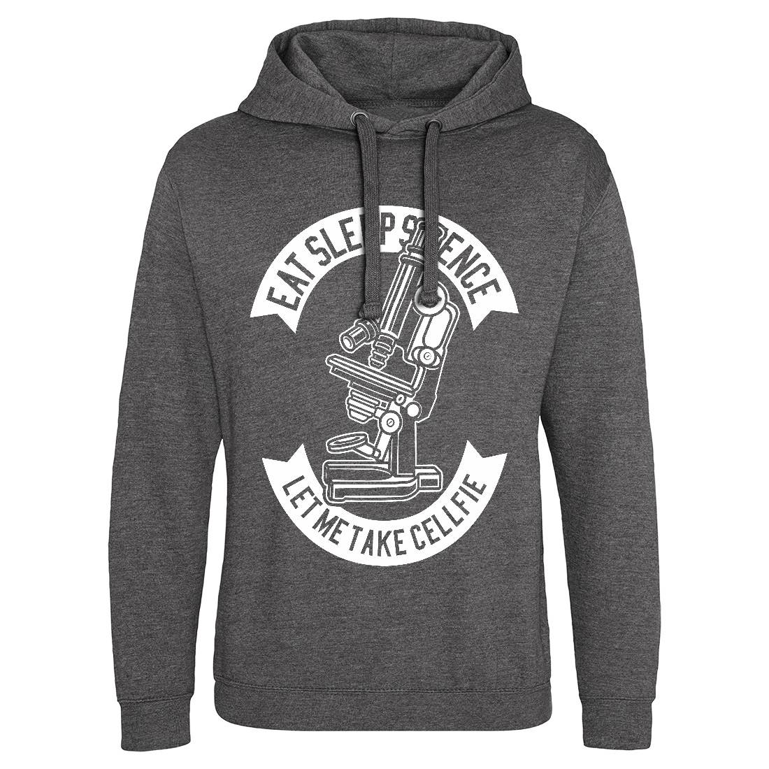 Microscope Mens Hoodie Without Pocket Science B574