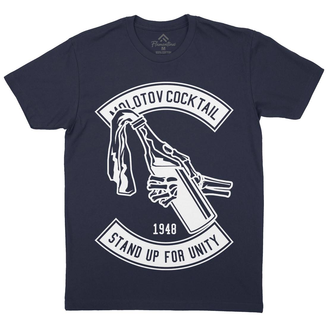 Molotov Cocktail Mens Crew Neck T-Shirt Peace B575