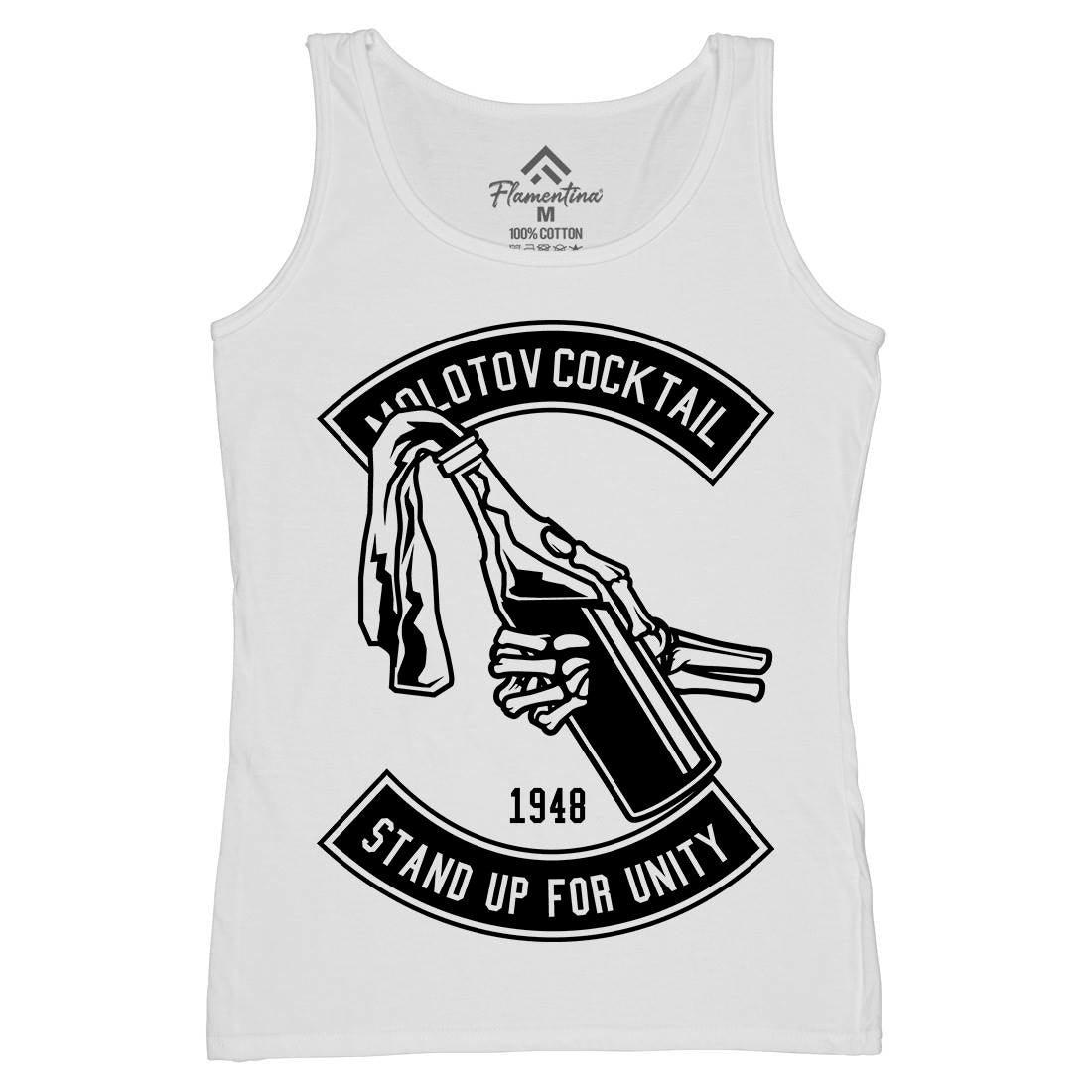 Molotov Cocktail Womens Organic Tank Top Vest Peace B575