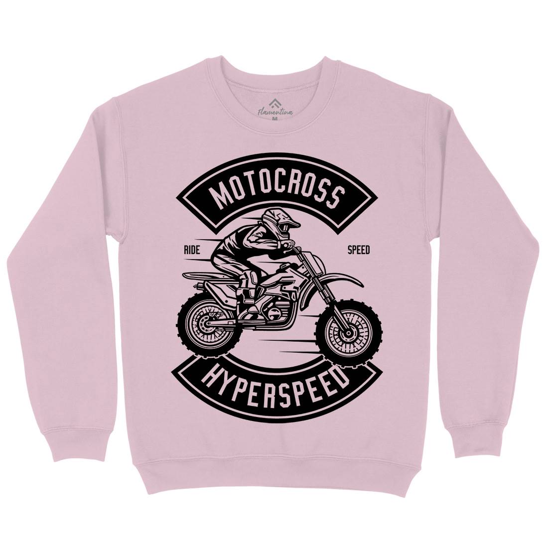 Motocross Hyperspeed Kids Crew Neck Sweatshirt Motorcycles B577
