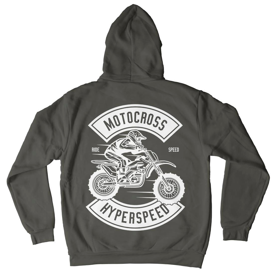 Motocross Hyperspeed Kids Crew Neck Hoodie Motorcycles B577