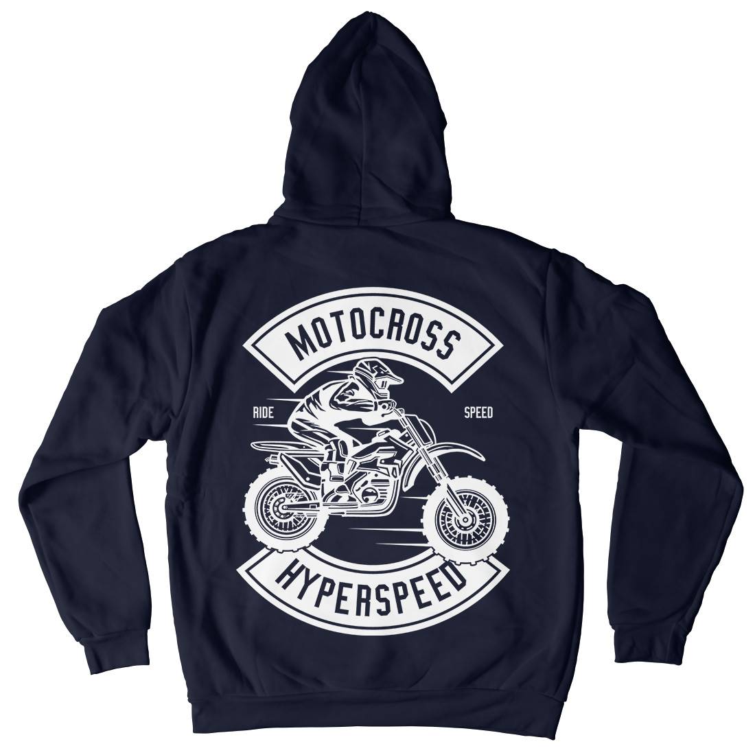 Motocross Hyperspeed Kids Crew Neck Hoodie Motorcycles B577