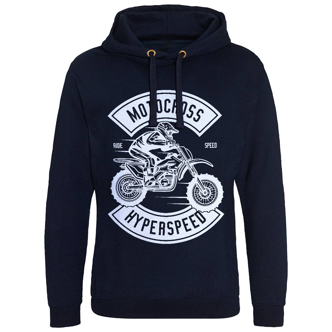 Motocross Hyperspeed Mens Hoodie Without Pocket Motorcycles B577