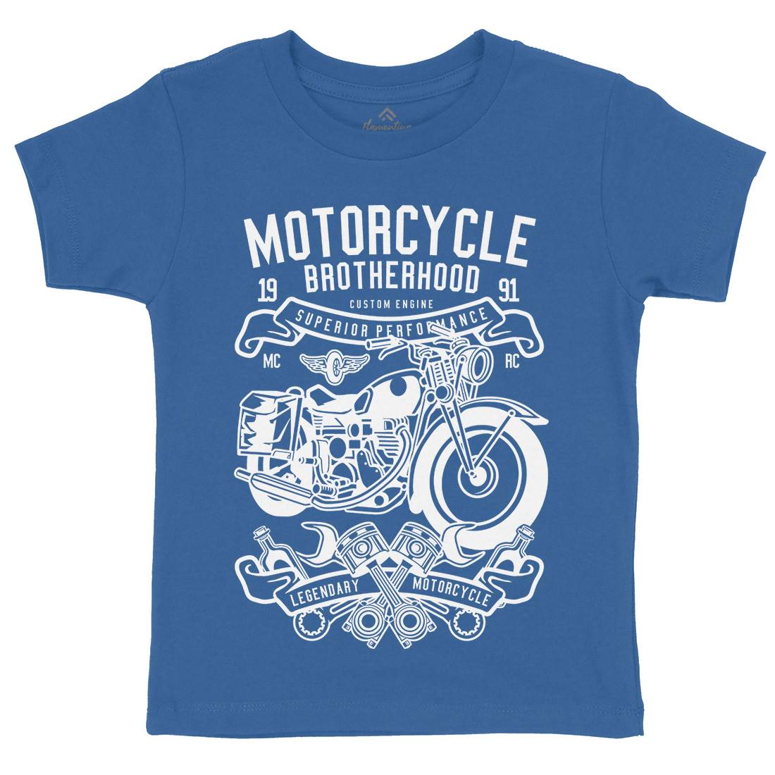 Brotherhood Kids Crew Neck T-Shirt Motorcycles B581