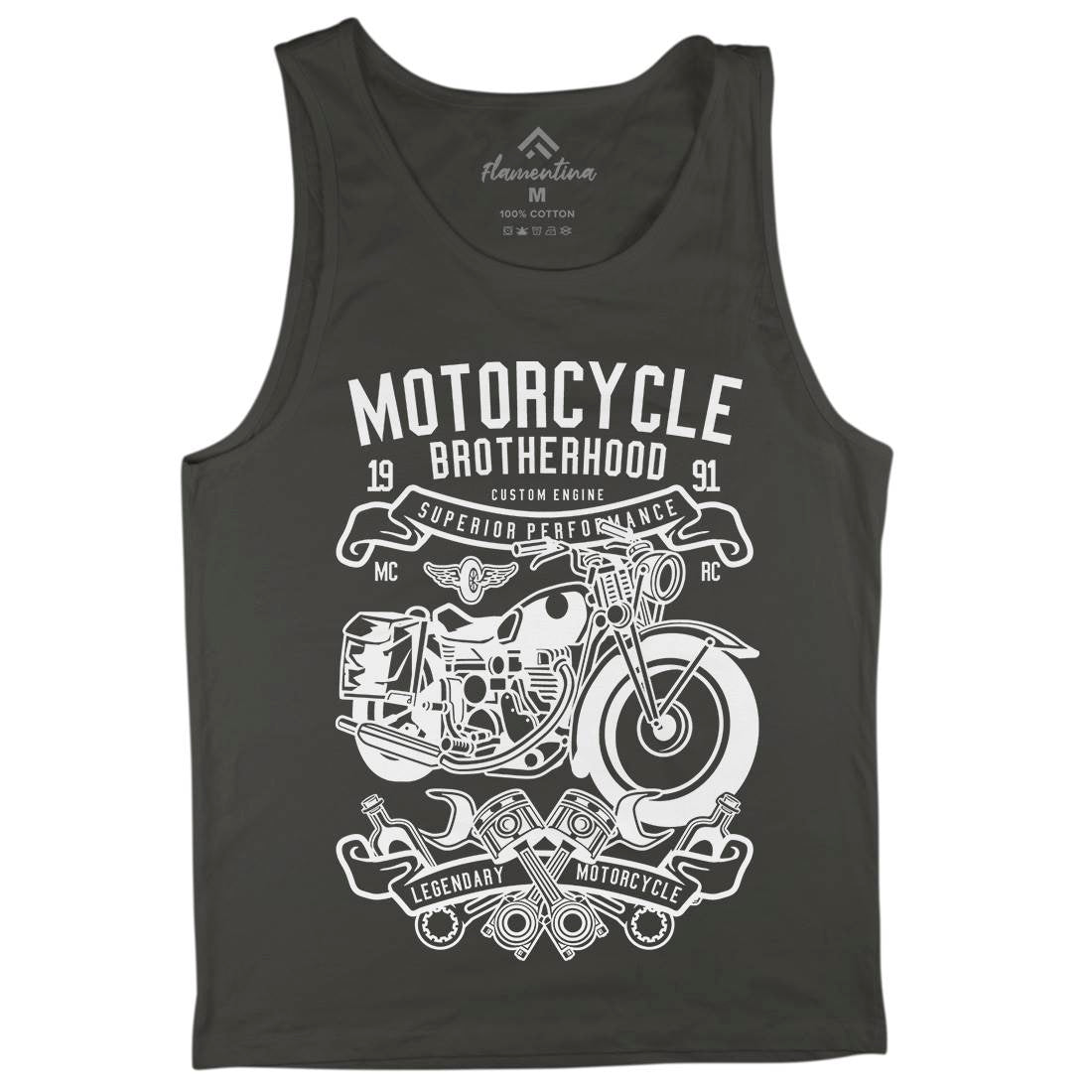 Brotherhood Mens Tank Top Vest Motorcycles B581