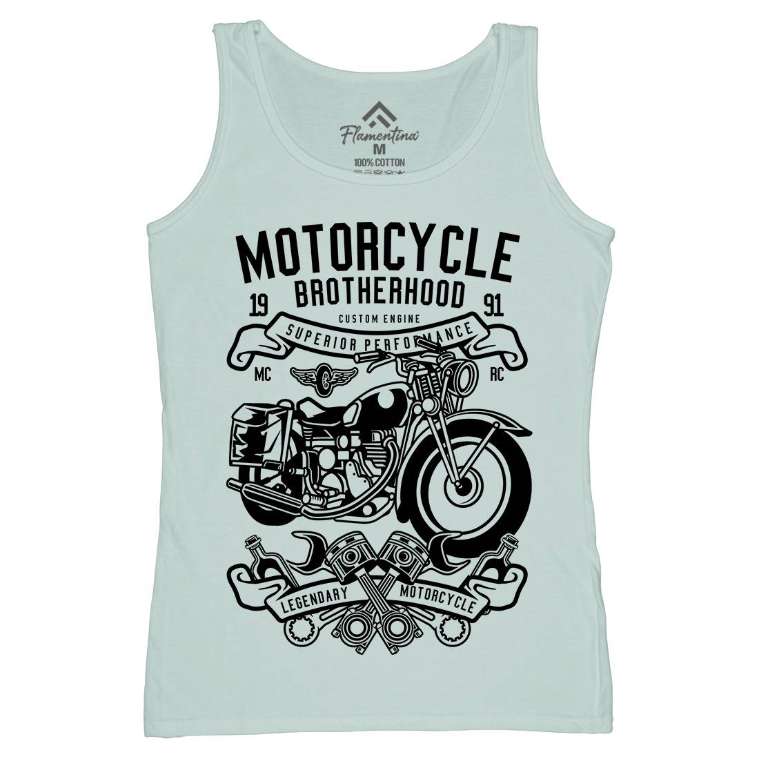 Brotherhood Womens Organic Tank Top Vest Motorcycles B581