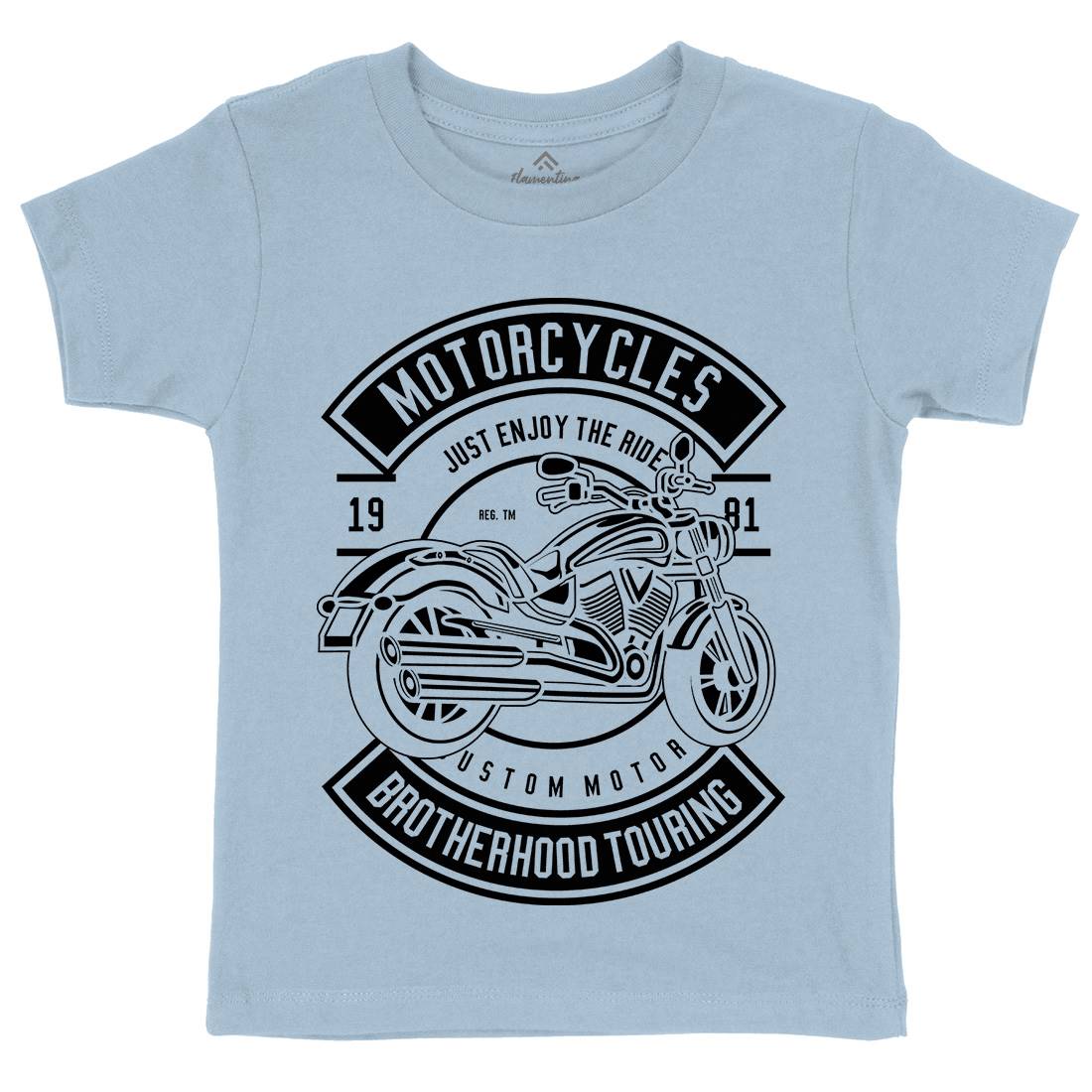 Touring Kids Crew Neck T-Shirt Motorcycles B584