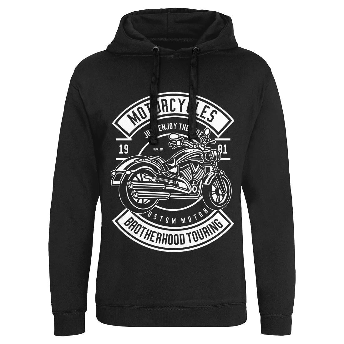 Touring Mens Hoodie Without Pocket Motorcycles B584