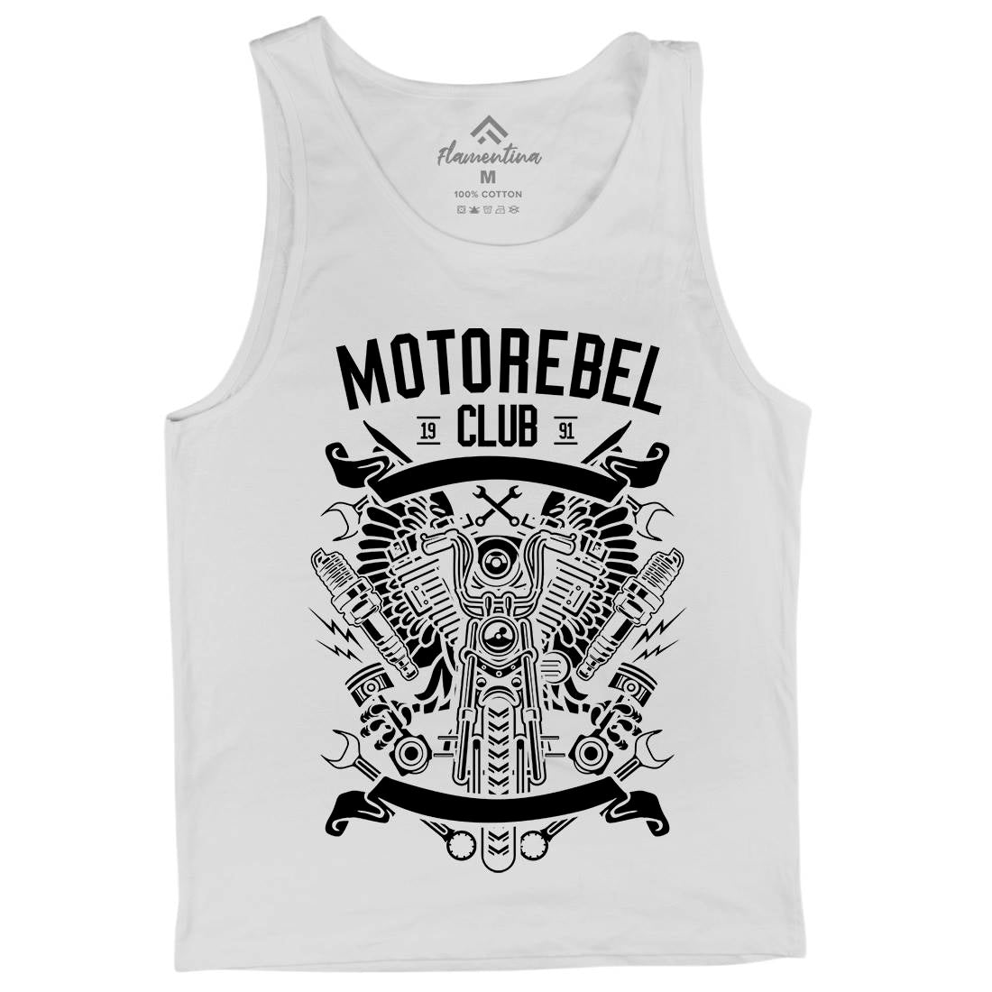 Motorebel Club Mens Tank Top Vest Motorcycles B585