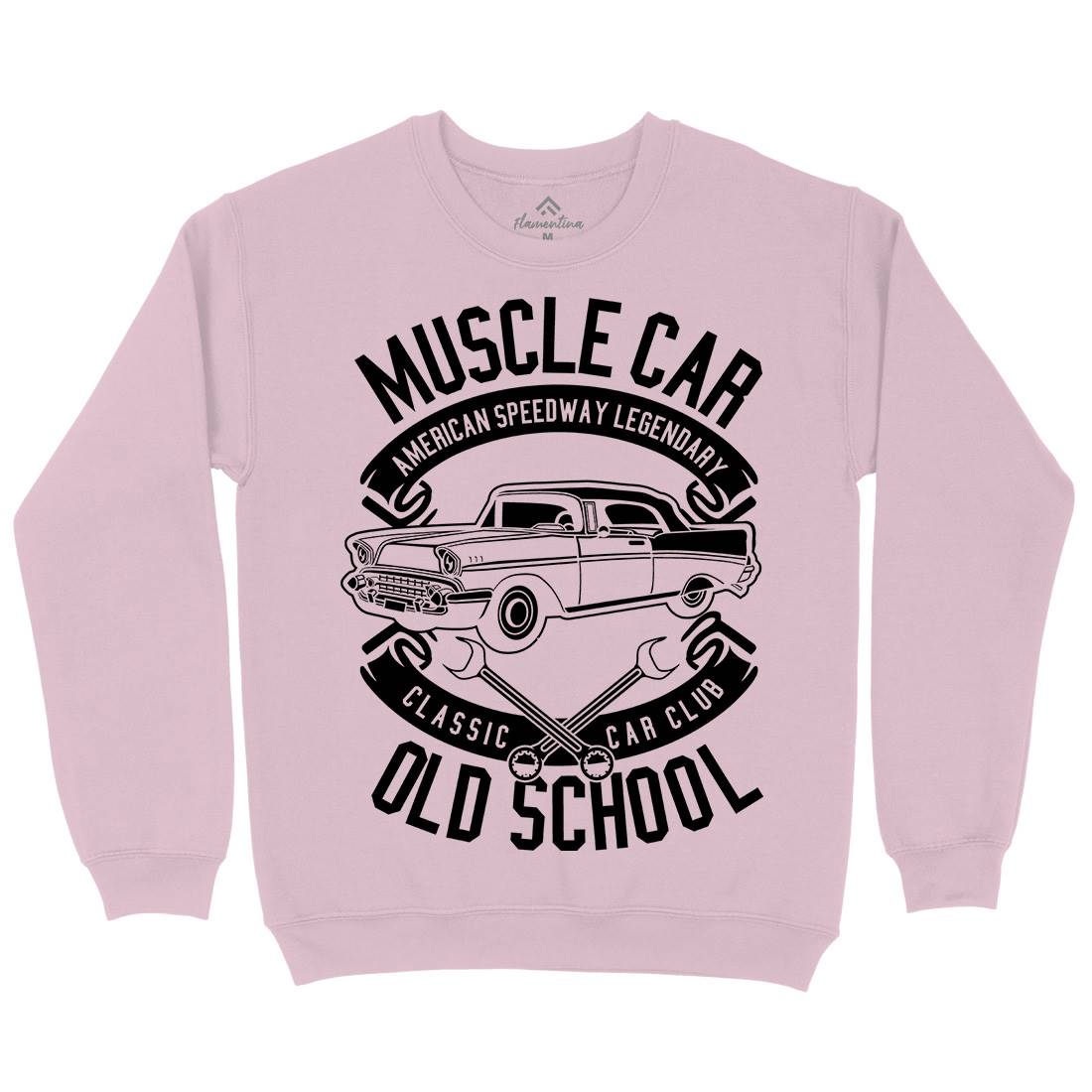 Muscle Car Kids Crew Neck Sweatshirt Cars B586