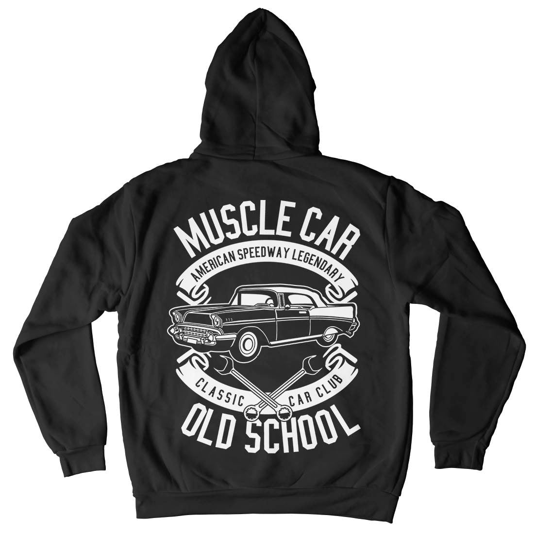 Muscle Car Mens Hoodie With Pocket Cars B586