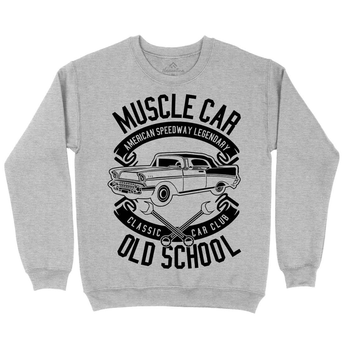 Muscle Car Kids Crew Neck Sweatshirt Cars B586