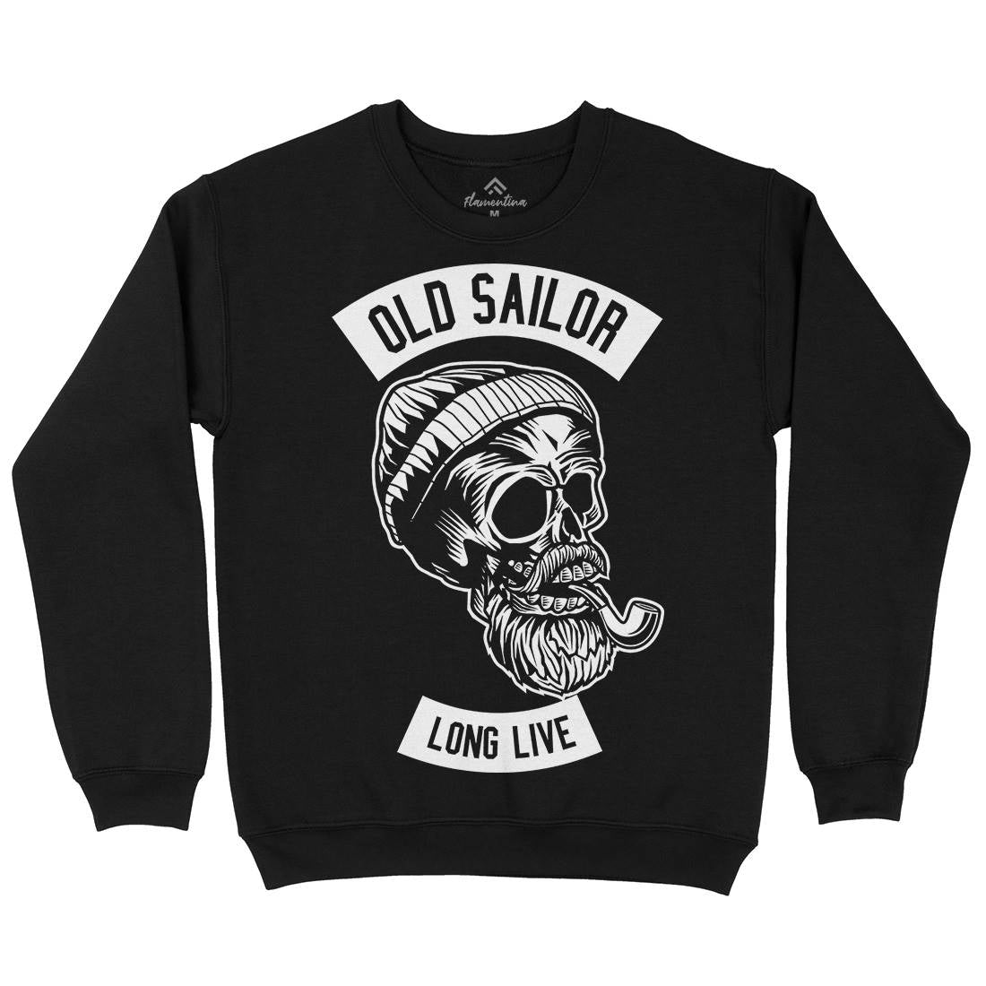 Old Sailor Mens Crew Neck Sweatshirt Navy B590