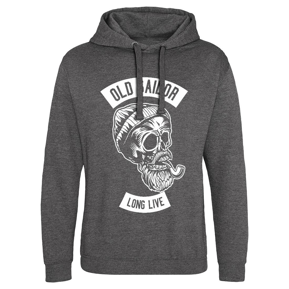 Old Sailor Mens Hoodie Without Pocket Navy B590