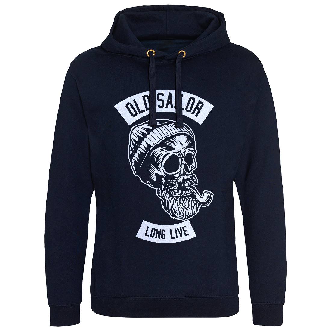 Old Sailor Mens Hoodie Without Pocket Navy B590