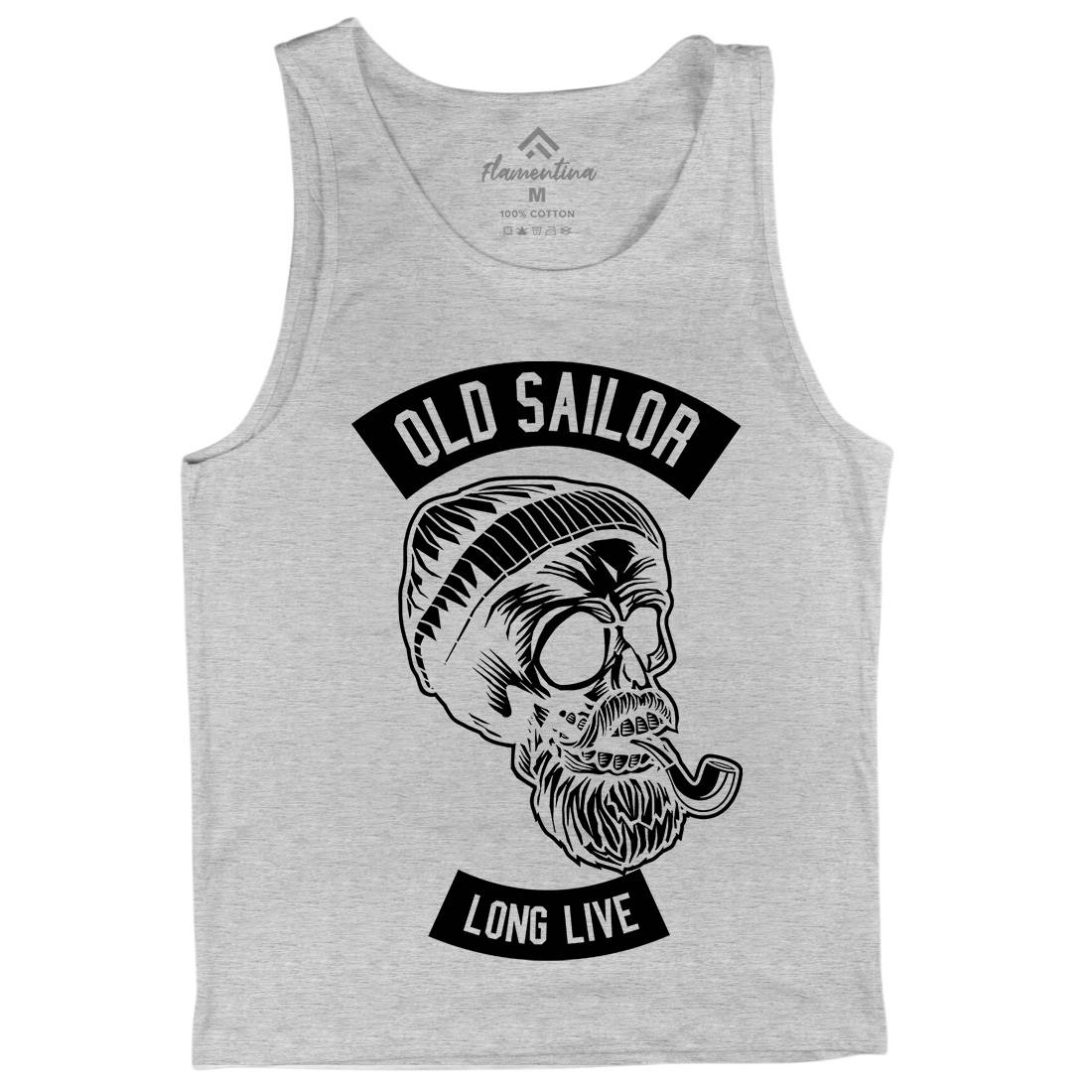 Old Sailor Mens Tank Top Vest Navy B590