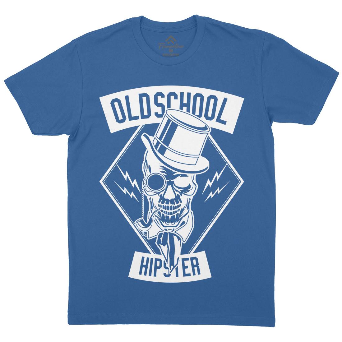Old School Hipster Mens Organic Crew Neck T-Shirt Retro B592