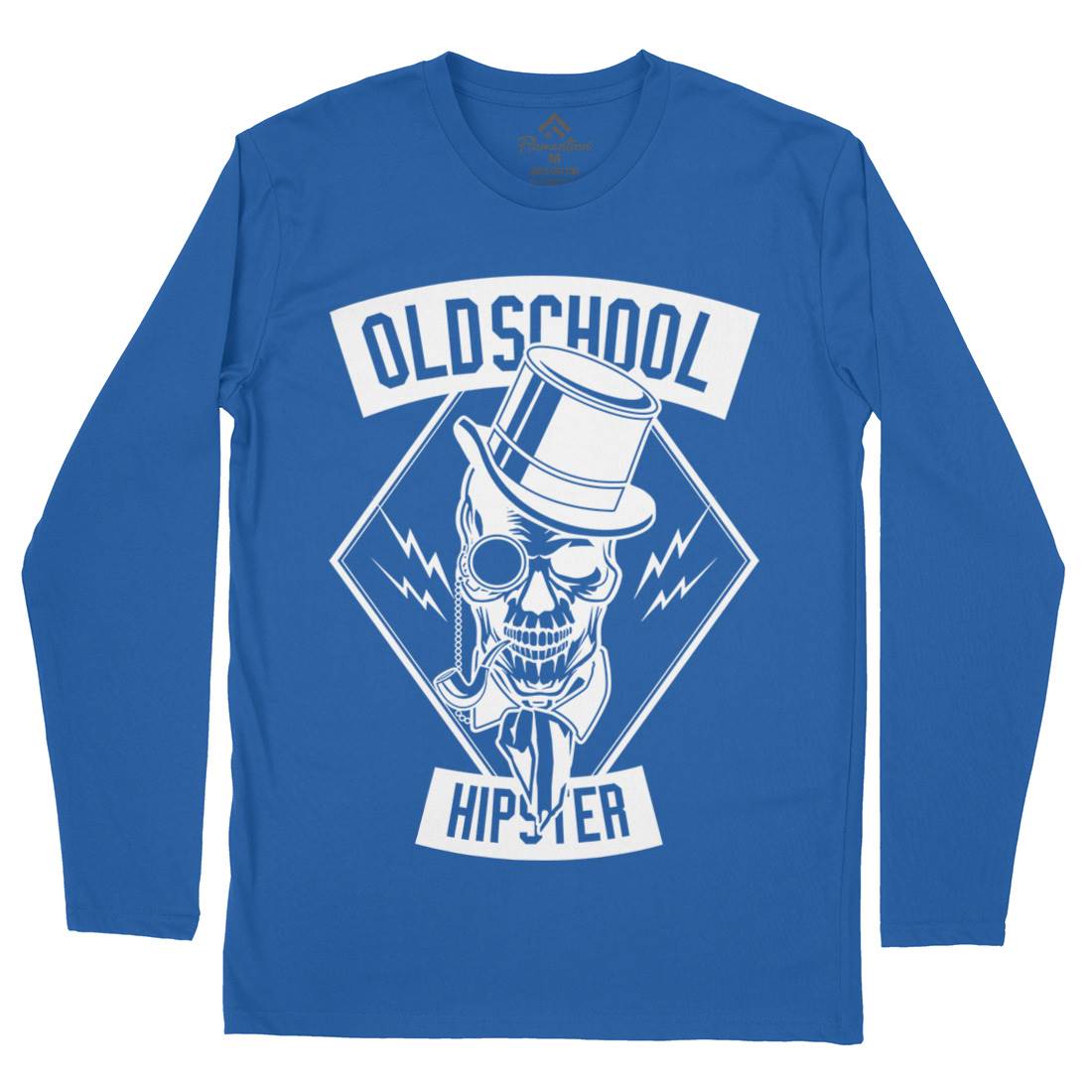 Old School Hipster Mens Long Sleeve T-Shirt Retro B592