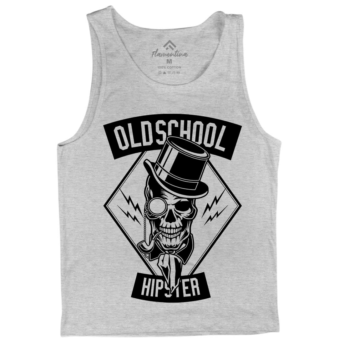 Old School Hipster Mens Tank Top Vest Retro B592