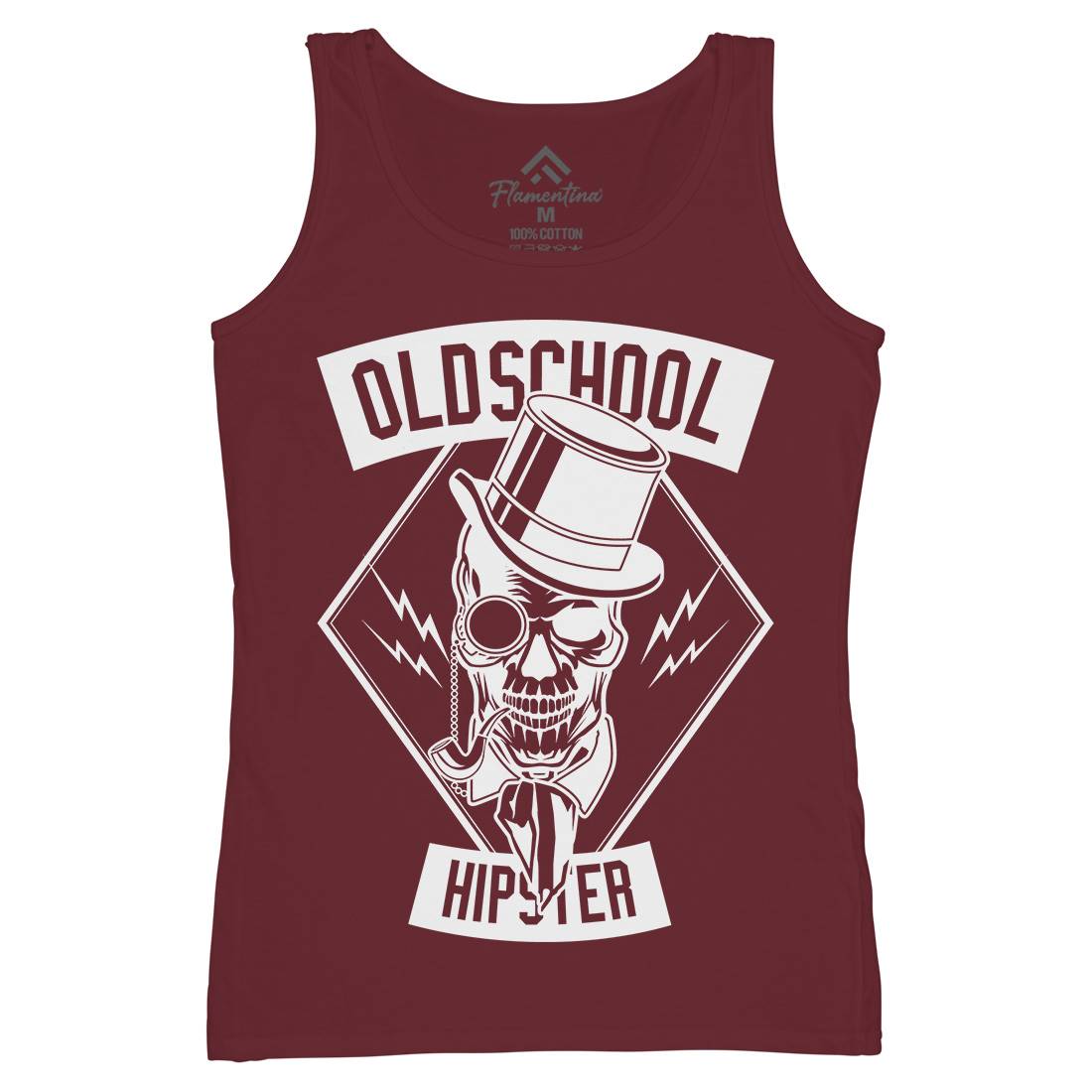 Old School Hipster Womens Organic Tank Top Vest Retro B592