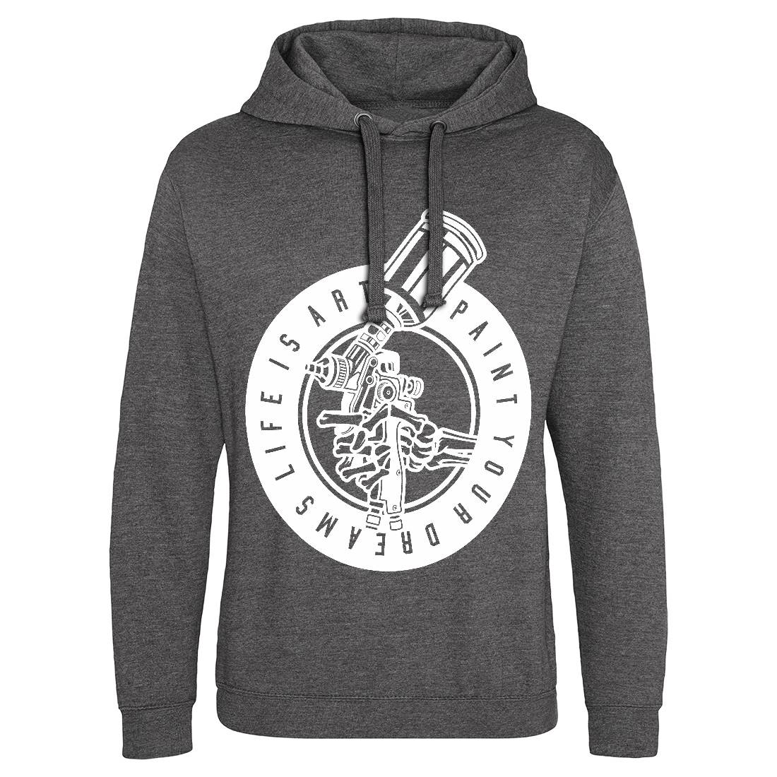 Paint Your Dreams Mens Hoodie Without Pocket Retro B595