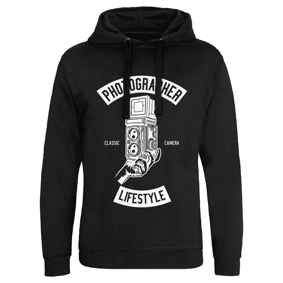 Photographer Lifestyle Mens Hoodie Without Pocket Media B597