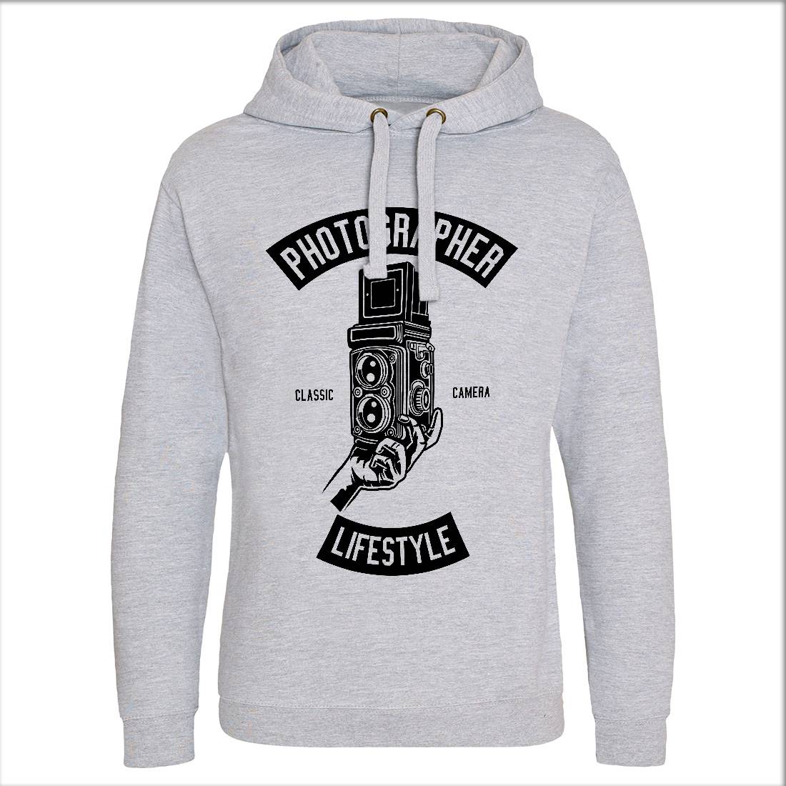 Photographer Lifestyle Mens Hoodie Without Pocket Media B597