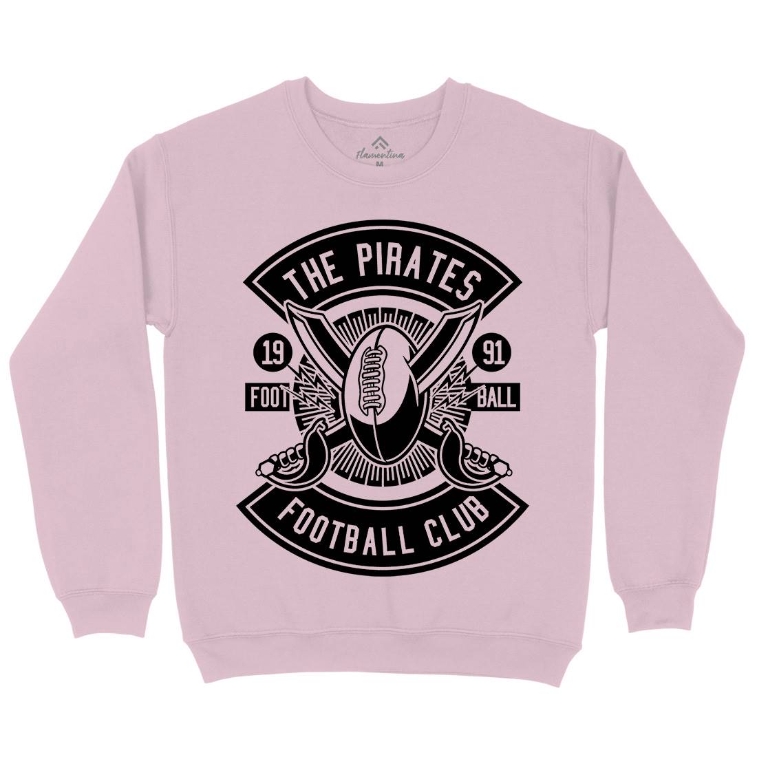 Pirates Football Kids Crew Neck Sweatshirt Sport B599